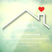 Custom Realtor-Kantoor Raamsticker (Vel 3)