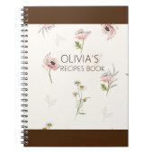 Custom recipe book, Personalized Recipe journal (Devant)