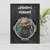 Custom Recovery Jubileum Kaart - Edgy Street Art (Staand voorkant)