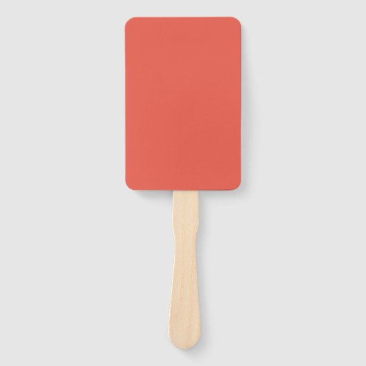 Custom Rectangle Fan – Fire Opal Bold Handwaaier (Voorkant)