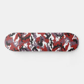 Custom Red Camo Skateboard (Horizontaal)
