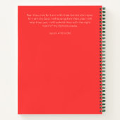 Custom Red Floral Postpartum Journal For New Moms (Dos)