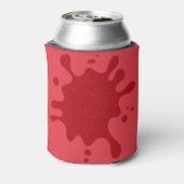 Custom Red Splash Can Cooler (Blikje Achterkant)