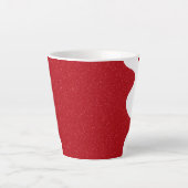 Custom Red & White Blob Mug – Editable Design (Devant)