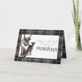 Custom Reindeer Deer Christmas Holiday Magical Kaart (Voorkant)