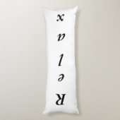 Custom Relax, Body Pillow Lichaamskussen (Achterkant (Verticaal))