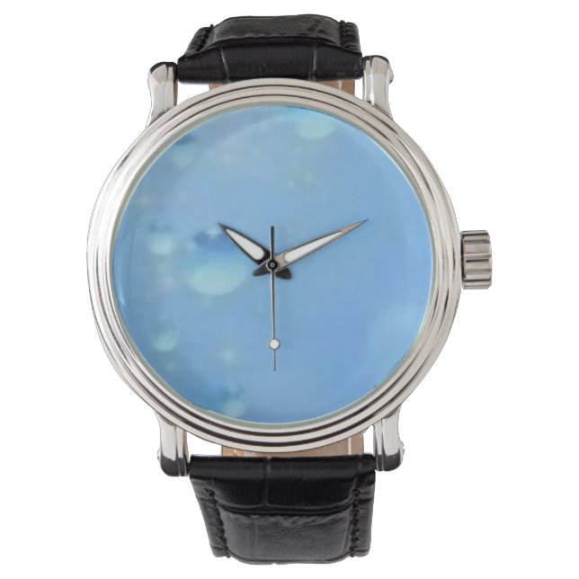 Custom reloj blue horloge (Voorkant)