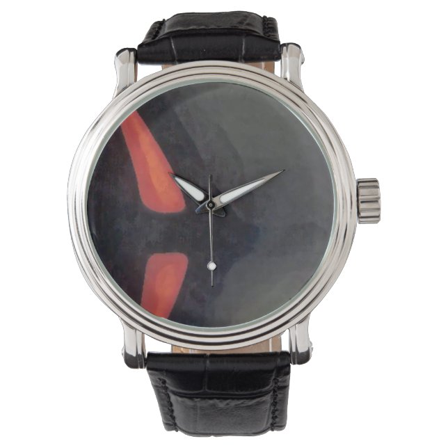 Custom reloj grey horloge (Voorkant)