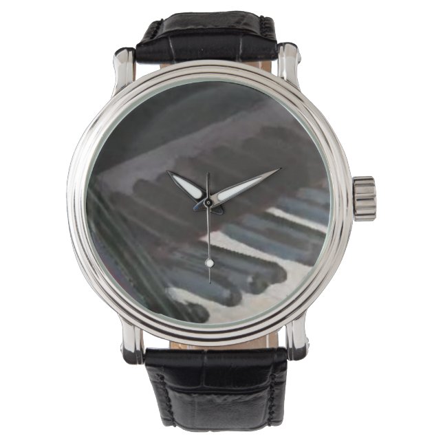 Custom reloj pian horloge (Voorkant)