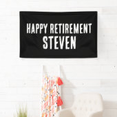 CUSTOM RETIREMENT PARTY BANNERS (Insitu)