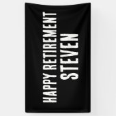 CUSTOM RETIREMENT PARTY BANNERS (Verticaal)