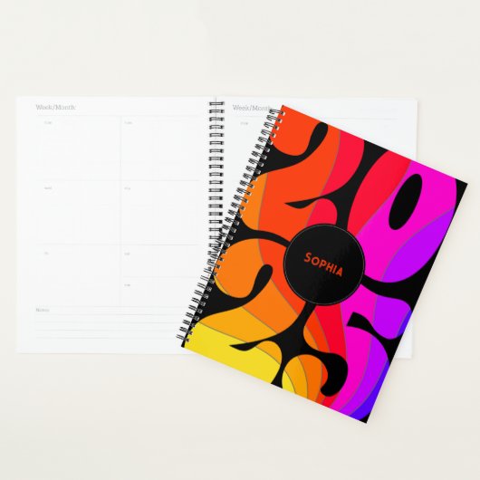 Custom Retro 2025 Planner (Display)
