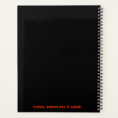 Custom Retro 2025 Planner (Achterkant)