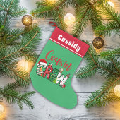 Custom Retro Cousin Crew Kerstmis Kleine Kerstsok