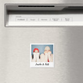 Custom Retro Instant Photo Magneet (Insitu (Vaatwasser))