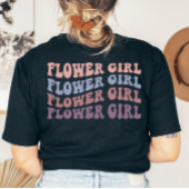 Custom Retro Zuster van de bruid bruiloft T-shirt