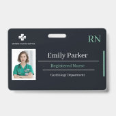 Custom RN ID Badge Template | Registered Nurse  (Avant)