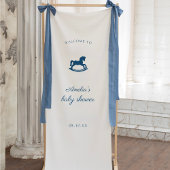 Custom Rocking Horse baby shower Spandoek