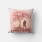 Custom Romantic Couple Throw Pillow Kussen (Voorkant)