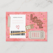 Custom Romantic Valentine's Day Love Coupon Book (Devant)