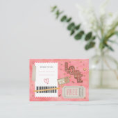 Custom Romantic Valentine's Day Love Coupon Book (Debout devant)