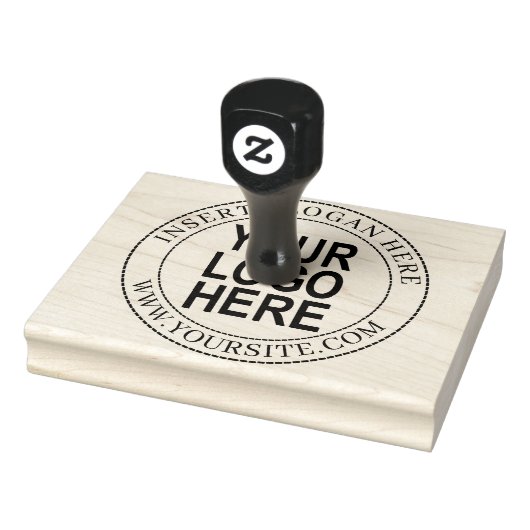 Custom Ronde Bedrijf Logo Rubber Stamp Rubberstempel (Stempel)