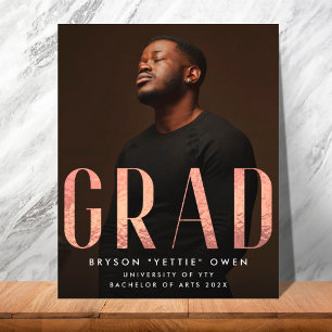 Custom Roos Gold Foil Nick Naam AFSTUDEERDER Fotok