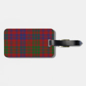 Custom Ross Tartan Pset Bagagelabel (Achterkant horizontaal)