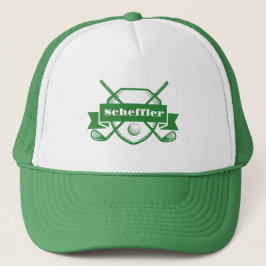 Custom Royal Crest Golf Pet, gepersonaliseerde naa Trucker Pet