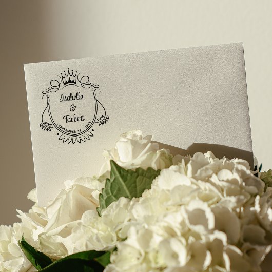Custom Royal Wedding Rubberstempel