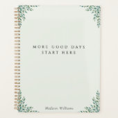 Custom Sage Green Botanical Wellness Self Care (Devant)