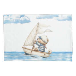 Custom Sailor Teddy Bear Kussensloop