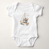 Custom Sailor Teddy Bear Romper (Voorkant)