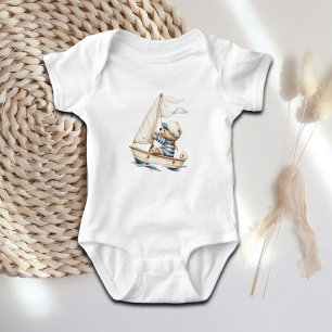 Custom Sailor Teddy Bear Romper