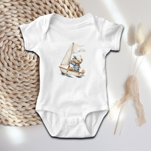 Custom Sailor Teddy Bear Romper