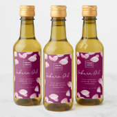 Custom Sakura Oil Label Wijn Etiket (Flessen)