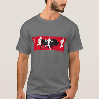Custom, San Fermin Pamplona, encierro/bull run, T-shirt