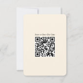 Custom Save the Date Wedding Invitation with QR (Dos)