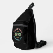 Custom School Bag Naam Jaar  Classic Sling Bag (Rechterhoek)