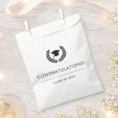 Custom School en College Graduation Elegant Bedankzakje (Geknipt)