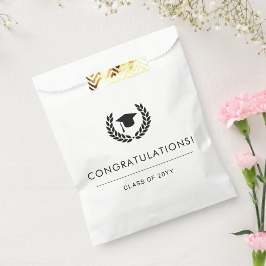 Custom School en College Graduation Elegant Bedankzakje (Gezegeld)