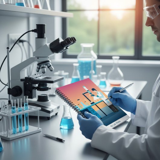 Custom Science Lab Student Notitieboek
