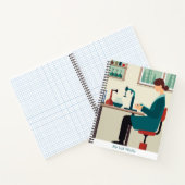 Custom Science Lab Student Spiral Notebook Notitieboek (Binnen)