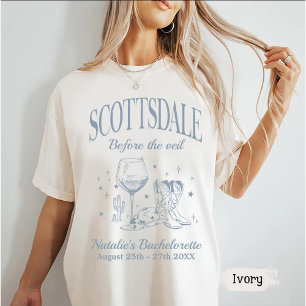 Custom Scottsdale Bache Party voor de sluier T-shirt