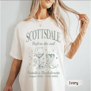 Custom Scottsdale Bache Party voor de sluier T-shirt