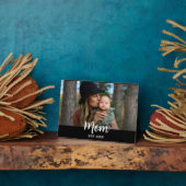 Custom Script Mom Est. Photo  Fotoplaat (Zijkant)