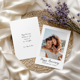 Custom Scripty Foto Happy Jubileum Kaart