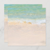 Custom Sea Waves Seaside Beach Sand Blank Modèle (Devant / Derrière)