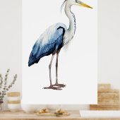 Custom Seabird Heron II Poster (Keuken)