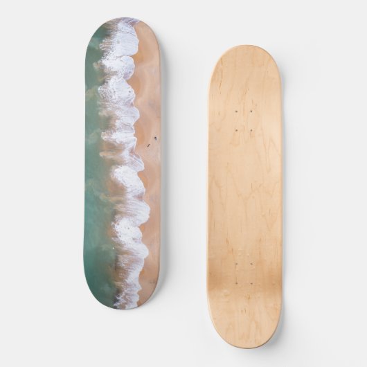 Custom Seashore Beach Surf Skateboard Skate Deck (Recto)